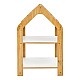 Ραφιέρα Montessori Zoilen Pakoworld Φυσικό-Λευκό-Ροζ Mdf 50X30X80Εκ Ραφιέρα Montessori Zoilen Pakoworld Φυσικό-Λευκό-Ροζ Mdf 50X30X80Εκ