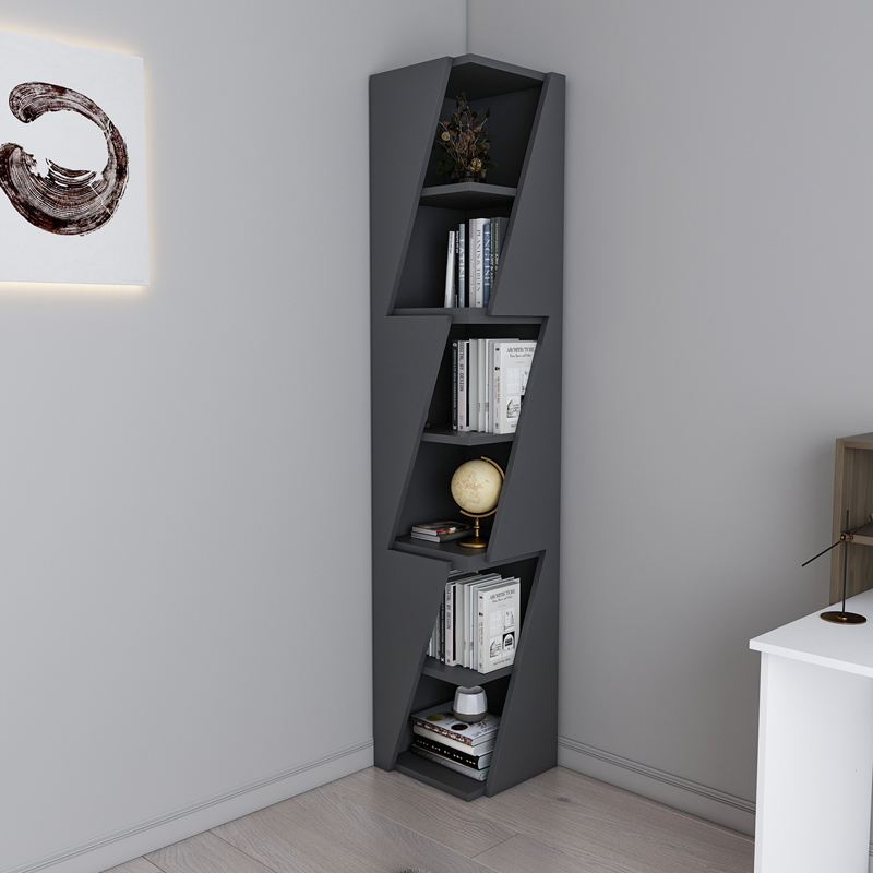 Βιβλιοθήκη Στήλη Klaro Pakoworld Σε Ανθρακί Απόχρωση 32X32X165Εκ Βιβλιοθήκη Στήλη Klaro Pakoworld Σε Ανθρακί Απόχρωση 32X32X165Εκ