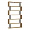 Βιβλιοθήκη Ziza Pakoworld Σε Oak  Απόχρωση 90X22X162.6Εκ