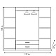 Ντουλάπα Ρούχων Τετράφυλλη Olympus Pakoworld Χρώμα Wenge 159X57X183Εκ Ντουλάπα Ρούχων Τετράφυλλη Olympus Pakoworld Χρώμα Wenge 159X57X183Εκ