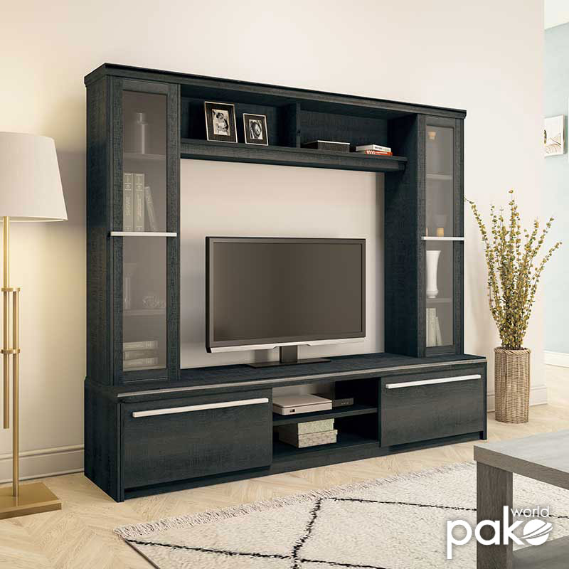 Σύνθετο Σαλονιού Chico Tv Pakoworld Χρώμα Embony Oak 180,5X40X158Εκ