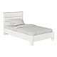 Κρεβάτι Μονό Olympus Pakoworld Σε Χρώμα Λευκό 100X200Εκ