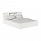 Κρεβάτι Διπλό Olympus Pakoworld Σε Χρώμα Antique Λευκό 160X200Εκ