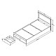Κρεβάτι Olympus Pakoworld Με Συρτάρι Σε Wenge Απόχρωση 100X200Εκ Κρεβάτι Olympus Pakoworld Με Συρτάρι Σε Wenge Απόχρωση 100X200Εκ