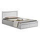 Κρεβάτι Olympus Pakoworld Με Συρτάρι Σε Λευκή Απόχρωση 120X200Εκ Κρεβάτι Olympus Pakoworld Με Συρτάρι Σε Λευκή Απόχρωση 120X200Εκ
