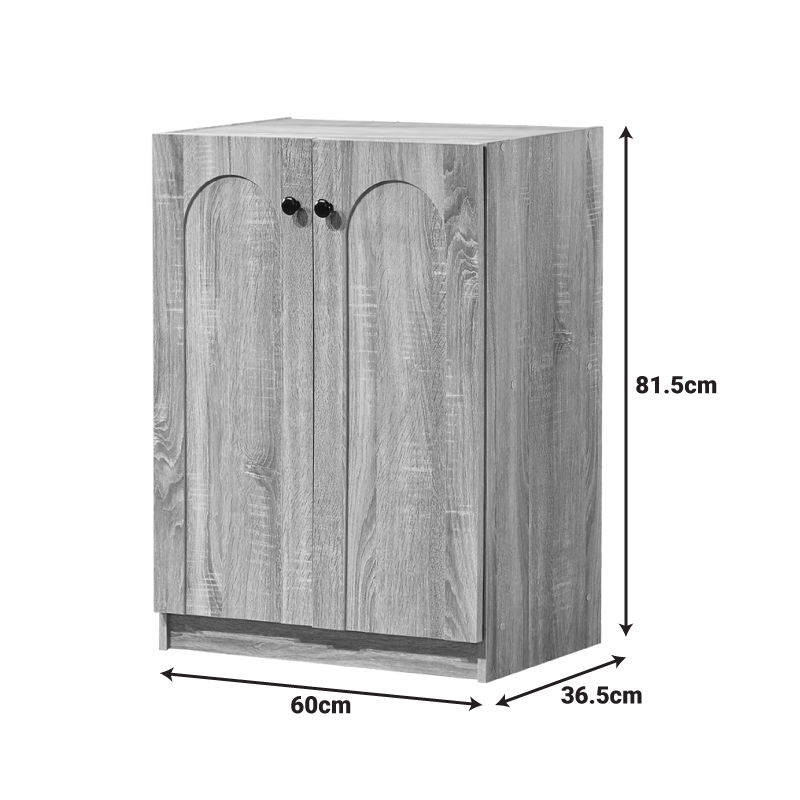 Παπουτσοθήκη-Ντουλάπι Ambera Pakoworld Σε Sonoma Απόχρωση 60X36.5X81.5Εκ