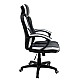 Καρέκλα Γραφείου Εργασίας Garmin - Bucket Pakoworld Pu Μαύρο-Λευκό