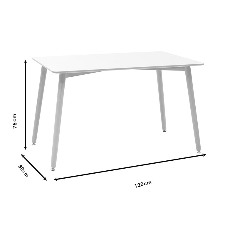 Τραπέζι Cuba Pakoworld Mdf Γκρι Cement-Μαύρο 120X80X76Εκ Τραπέζι Cuba Pakoworld Mdf Γκρι Cement-Μαύρο 120X80X76Εκ
