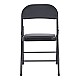 Καρέκλα Niro Pakoworld Πτυσσόμενη Pu-Μέταλλο Σε Μαύρη Απόχρωση 46X46X79Εκ