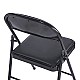 Καρέκλα Niro Pakoworld Πτυσσόμενη Pu-Μέταλλο Σε Μαύρη Απόχρωση 46X46X79Εκ