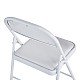 Καρέκλα Niro Pakoworld Πτυσσόμενη Pu-Μέταλλο Σε Λευκή Απόχρωση 46X46X79Εκ