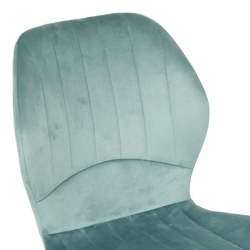 Καρέκλα Jelour Pakoworld Βελούδο Σε Φυστικί Απόχρωση 46.5X60X84Εκ