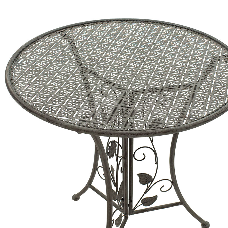 Τραπεζαρία Κήπου Abriel Pakoworld Σετ 3Τεμ Μέταλλο Ανθρακί Antique Τραπεζαρία Κήπου Abriel Pakoworld Σετ 3Τεμ Μέταλλο Ανθρακί Antique