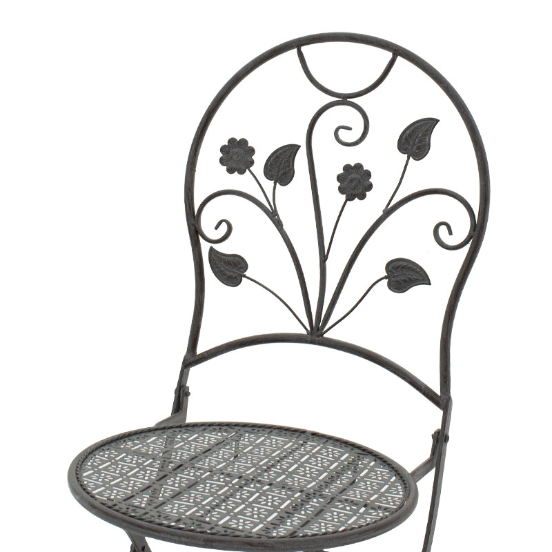 Τραπεζαρία Κήπου Abriel Pakoworld Σετ 3Τεμ Μέταλλο Ανθρακί Antique Τραπεζαρία Κήπου Abriel Pakoworld Σετ 3Τεμ Μέταλλο Ανθρακί Antique