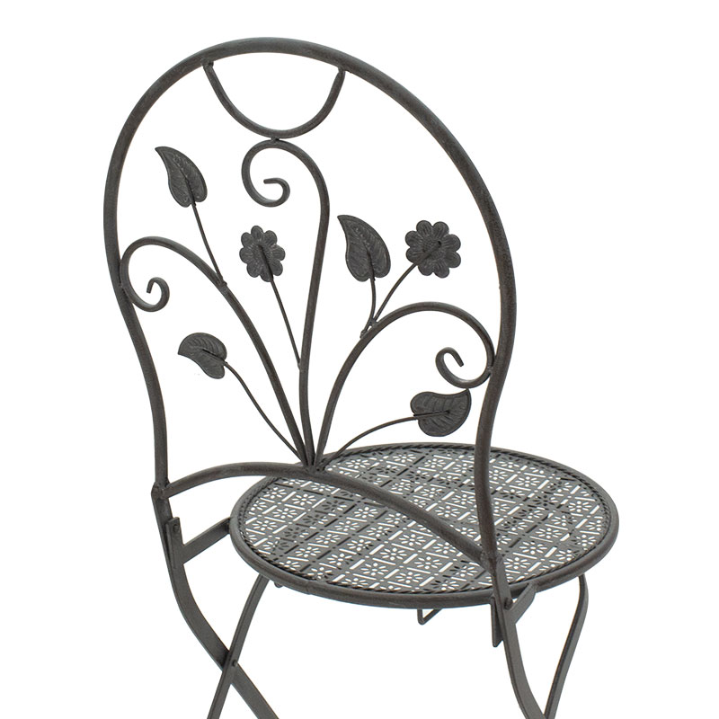 Τραπεζαρία Κήπου Abriel Pakoworld Σετ 3Τεμ Μέταλλο Ανθρακί Antique Τραπεζαρία Κήπου Abriel Pakoworld Σετ 3Τεμ Μέταλλο Ανθρακί Antique