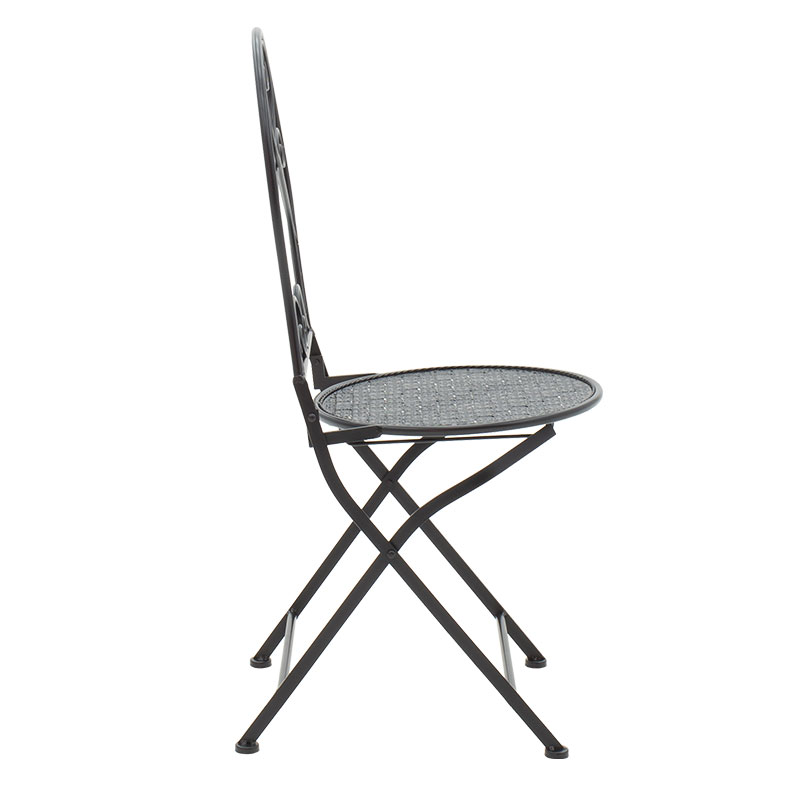 Τραπεζαρία Κήπου Walen Pakoworld Σετ 3Τεμ Μέταλλο Μαύρο Τραπεζαρία Κήπου Walen Pakoworld Σετ 3Τεμ Μέταλλο Μαύρο