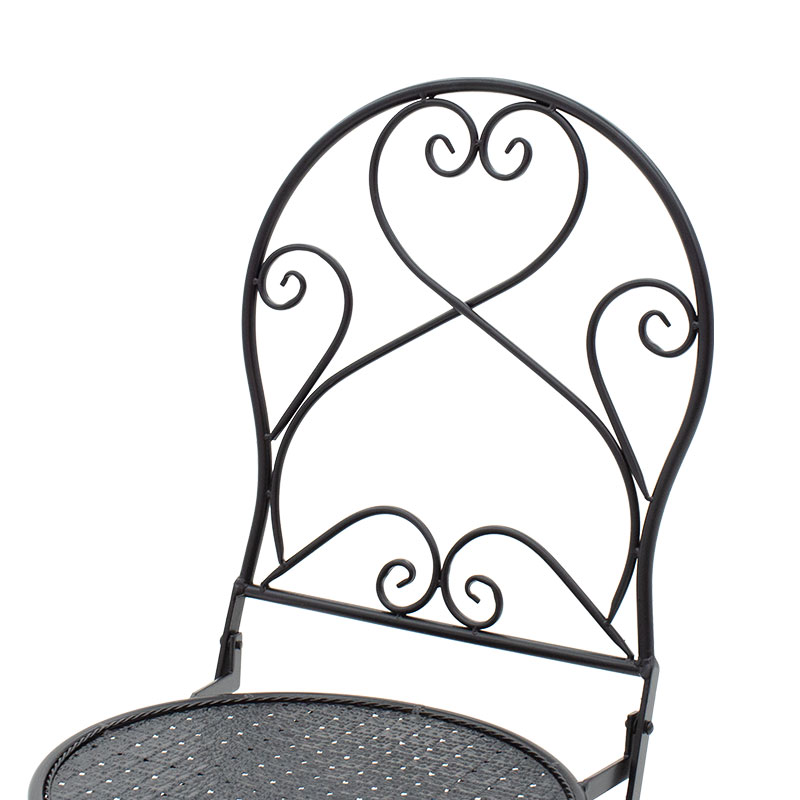 Τραπεζαρία Κήπου Walen Pakoworld Σετ 3Τεμ Μέταλλο Μαύρο Τραπεζαρία Κήπου Walen Pakoworld Σετ 3Τεμ Μέταλλο Μαύρο