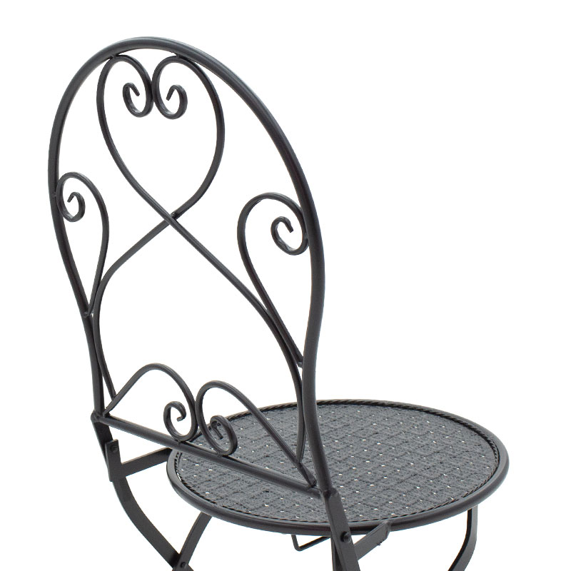 Τραπεζαρία Κήπου Walen Pakoworld Σετ 3Τεμ Μέταλλο Μαύρο Τραπεζαρία Κήπου Walen Pakoworld Σετ 3Τεμ Μέταλλο Μαύρο