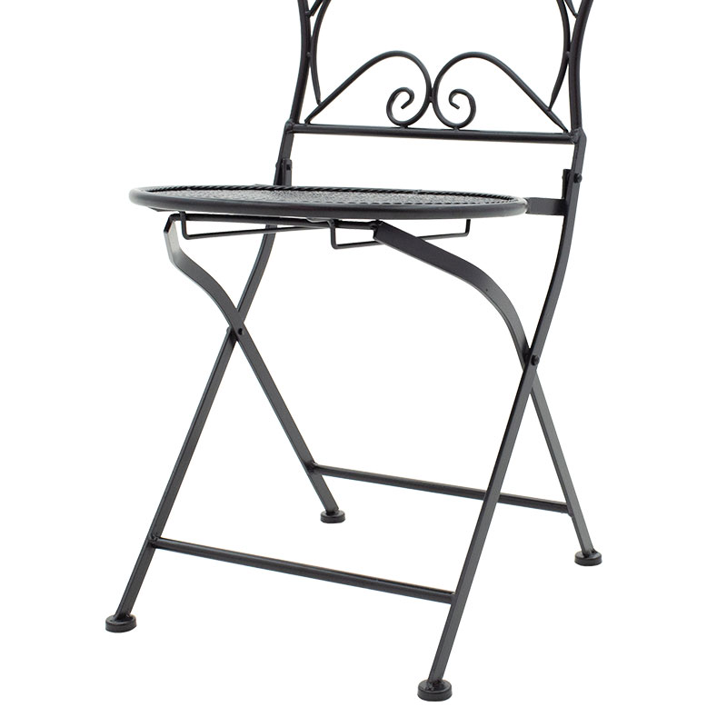 Τραπεζαρία Κήπου Walen Pakoworld Σετ 3Τεμ Μέταλλο Μαύρο Τραπεζαρία Κήπου Walen Pakoworld Σετ 3Τεμ Μέταλλο Μαύρο