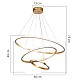 Φωτιστικό Οροφής Τρίφωτο Pwl-1156 Pakoworld Led 60-80W Χρυσό Φ60X100Cm Φωτιστικό Οροφής Τρίφωτο Pwl-1156 Pakoworld Led 60-80W Χρυσό Φ60X100Cm