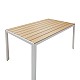 Τραπεζαρία Zacreta-Nares Σετ 5Τεμ Pakoworld Λευκό-Φυσικό 140X80X72.5Εκ Τραπεζαρία Zacreta-Nares Σετ 5Τεμ Pakoworld Λευκό-Φυσικό 140X80X72.5Εκ