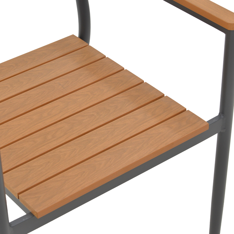 Πολυθρόνα Vitality Pakoworld Αλουμίνιο Ανθρακί- Plywood Φυσικό 60X56.3X89Εκ Πολυθρόνα Vitality Pakoworld Αλουμίνιο Ανθρακί- Plywood Φυσικό 60X56.3X89Εκ