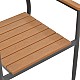 Πολυθρόνα Vitality Pakoworld Αλουμίνιο Ανθρακί- Plywood Φυσικό 60X56.3X89Εκ Πολυθρόνα Vitality Pakoworld Αλουμίνιο Ανθρακί- Plywood Φυσικό 60X56.3X89Εκ