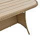 Τραπέζι Keir Pakoworld Rattan-Αλουμίνιο Καφέ 180X90X72Εκ Τραπέζι Keir Pakoworld Rattan-Αλουμίνιο Καφέ 180X90X72Εκ