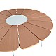Τραπέζι Pinap Pakoworld Λευκό Αλουμίνιο Και Plywood Σε Φυσική Απόχρωση Φ110X74Εκ Τραπέζι Pinap Pakoworld Λευκό Αλουμίνιο Και Plywood Σε Φυσική Απόχρωση Φ110X74Εκ