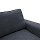 Γωνιακός Καναπές-Κρεβάτι Αριστερή Γωνία Belle Pakoworld Ανθρακί 236X164X88Εκ