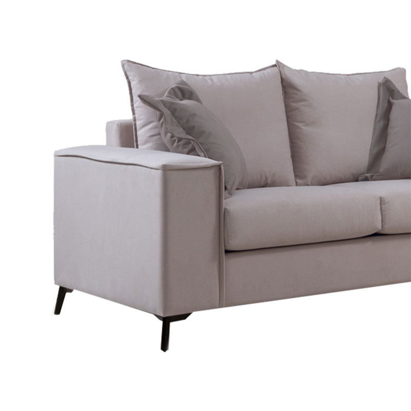 Καναπές Verona 2Θέσιος Cream - Μαξιλάρια Mocha 173X93X100Εκ