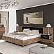 Κρεβάτι Διπλό Romilly Pakoworld Μαύρο Gloss-Καρυδί 160X200Εκ Κρεβάτι Διπλό Romilly Pakoworld Μαύρο Gloss-Καρυδί 160X200Εκ