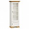 Βιτρίνα Jaden Pakoworld Golden Oak-Λευκό Antique 70,5X43X197,5Εκ