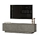 Έπιπλο Τηλεόρασης Zoeva Pakoworld Γκρι Cemento 140X35,5X38Εκ Έπιπλο Τηλεόρασης Zoeva Pakoworld Γκρι Cemento 140X35,5X38Εκ