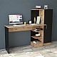 Γραφείο-Ραφιέρα Kary Pakoworld Μαύρο-Oak 152,5X40X120Εκ Γραφείο-Ραφιέρα Kary Pakoworld Μαύρο-Oak 152,5X40X120Εκ