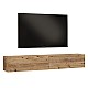 Έπιπλο Τηλεόρασης Επιτοίχιο Dello Pakoworld Sonoma 180X31.6X29.6Εκ