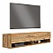 Έπιπλο Τηλεόρασης Επιτοίχιο Roscoe Pakoworld Sonoma 140X31.6X29.6Εκ