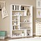 Βιβλιοθήκη Decora Pakoworld Σε Λευκη Απόχρωση 90X22X123.6Εκ