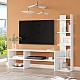 Σύνθετο Σαλονιού Perla Pakoworld Σε Λευκή Απόχρωση 120X29.5X41,8Εκ Σύνθετο Σαλονιού Perla Pakoworld Σε Λευκή Απόχρωση 120X29.5X41,8Εκ