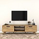 Έπιπλο Τηλεόρασης Sabian Pakoworld Ανοιχτό Καρυδί 180X35X48,5Εκ Έπιπλο Τηλεόρασης Sabian Pakoworld Ανοιχτό Καρυδί 180X35X48,5Εκ