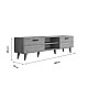 Έπιπλο Τηλεόρασης Sabian Pakoworld Ανοιχτό Καρυδί 180X35X48,5Εκ