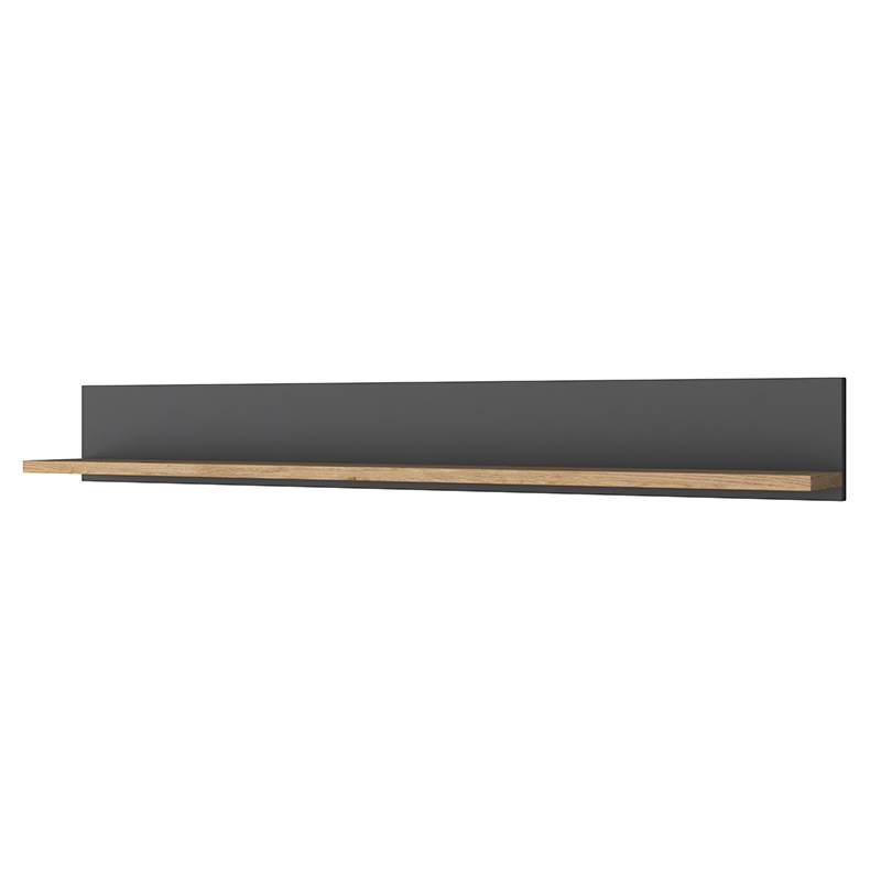 Γραφείο Με Βιβλιοθήκη Goldie Pakoworld Ανθρακί-Φυσικό 160X45X161.8Εκ Γραφείο Με Βιβλιοθήκη Goldie Pakoworld Ανθρακί-Φυσικό 160X45X161.8Εκ