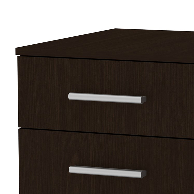 Συρταριέρα Τροχήλατη Luke Pakoworld Wenge 40X48.5X53.5Εκ