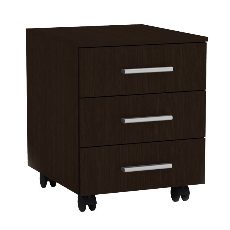 Συρταριέρα Τροχήλατη Luke Pakoworld Wenge 40X48.5X53.5Εκ