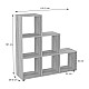 Βιβλιοθήκη Schody Pakoworld Σε Oak Απόχρωση 105.5X29.2X107Εκ Βιβλιοθήκη Schody Pakoworld Σε Oak Απόχρωση 105.5X29.2X107Εκ