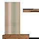 Σύνθετο Σαλονιού Litende Pakoworld Μαύρο-Sonoma Μελαμίνης 249.5X42X199.5Εκ Σύνθετο Σαλονιού Litende Pakoworld Μαύρο-Sonoma Μελαμίνης 249.5X42X199.5Εκ