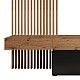 Σύνθετο Σαλονιού Litende Pakoworld Μαύρο-Sonoma Μελαμίνης 249.5X42X199.5Εκ Σύνθετο Σαλονιού Litende Pakoworld Μαύρο-Sonoma Μελαμίνης 249.5X42X199.5Εκ