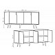 Μπουφές Sennan Pakoworld Μελαμίνης Oak 180X45X80Εκ Μπουφές Sennan Pakoworld Μελαμίνης Oak 180X45X80Εκ