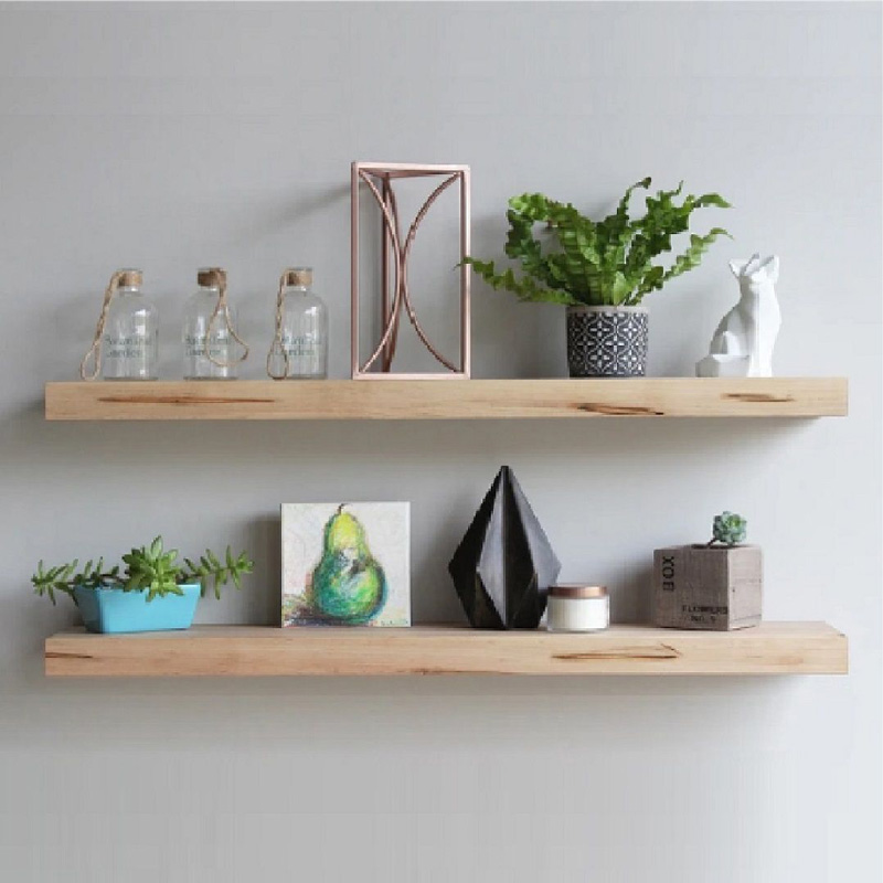 Ραφιέρα Τοίχου Tipina Pakoworld Pine Wood Σε Φυσική Απόχρωση 50X8.5X4Εκ