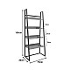Βιβλιοθήκη Ryder Pakoworld Σε Oak-Μαύρη Απόχρωση 75X36X185Εκ Βιβλιοθήκη Ryder Pakoworld Σε Oak-Μαύρη Απόχρωση 75X36X185Εκ